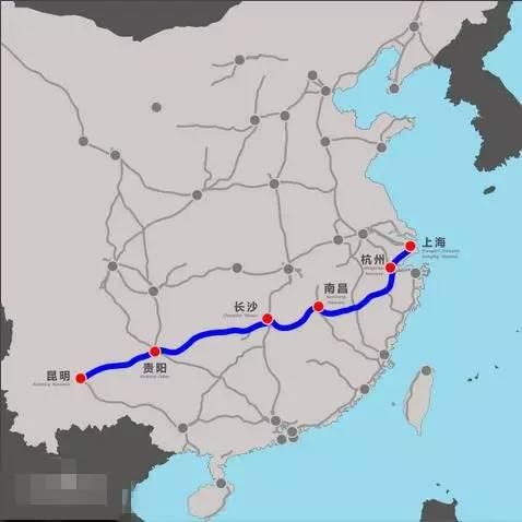 350公里/小時！中國東西向最長高鐵將通車